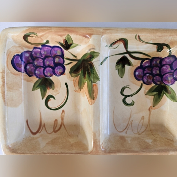 Barcelona Grape Divided Serving Plate - Picture 2 of 7